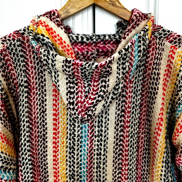 NEW Baja Joe THE ORIGINAL Baja Hoodie Multi Color, Small Sweatshirt - Picture 3 of 8